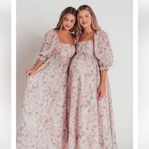 Mona Maxi Dress in Fall Floral - Bump Friendly